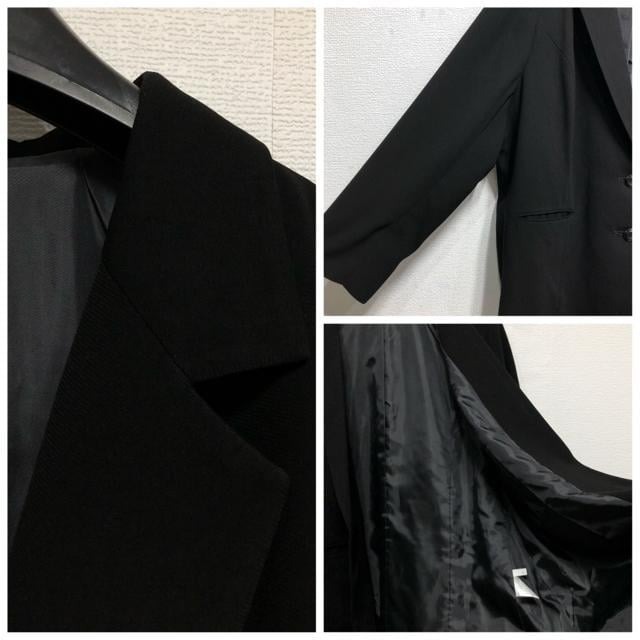 新品5L喪服礼服ストレートパンツスーツ3点セット黒フォーマル2.6万円相当☆z738_画像5