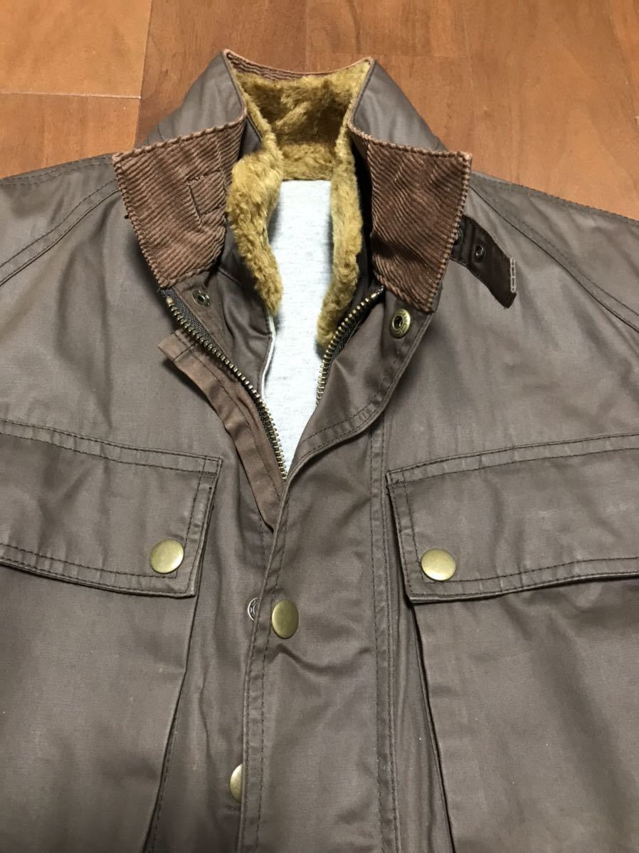 希少 URBAN RESEARCH アーバンリサーチ★UR055B ライナー付き Barbour Beaconモデル オイルコーティング加工 ハンティングジャケット★38_画像5