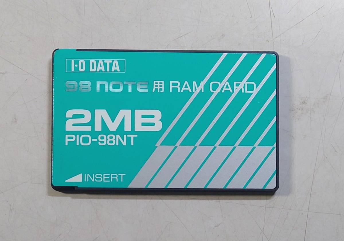 KN4400 【ジャンク品】 I・O DATA 98 note用 RAM CARD 2MB PIO-98NT _画像1