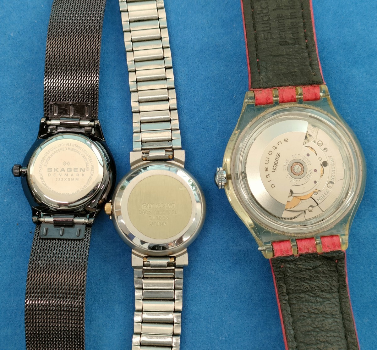 A040　動作未確認　CASIO/SWATCH/GAY GIANOなど他計6本_画像5