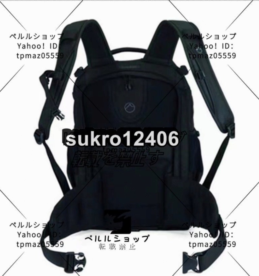 一眼レフ用バックパック Lowepro フリップサイド500AW ロープロ 大容量25L レインカバー_画像8