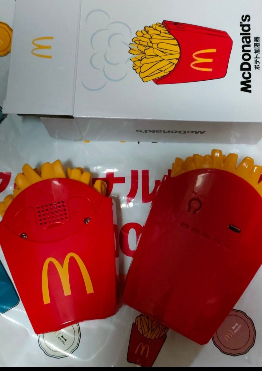 マクドナルド福袋ポテト加湿器ポテト時計