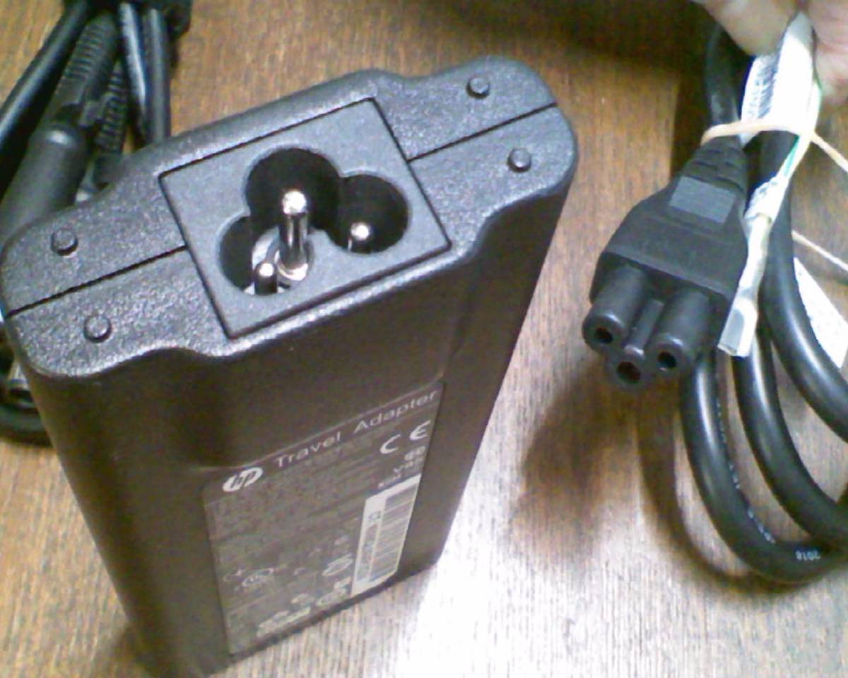 HP 純正65w Travel Adapter-HSTNN-DA14 /丸ピン7.4㎜コネクタ-_画像5