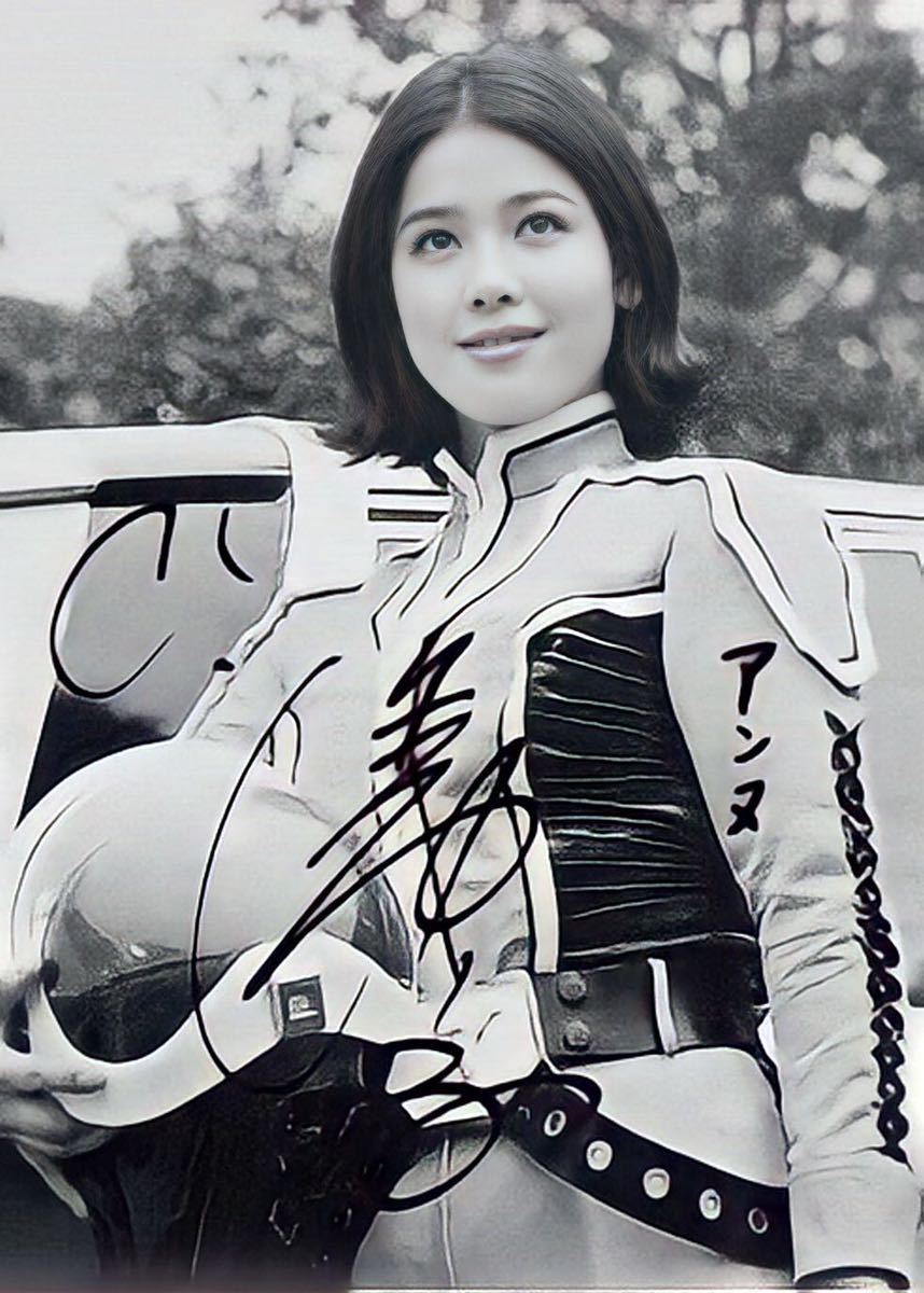 生写真　アンヌ隊員　ひし美ゆり子　ウルトラマン　昭和アイドル　サイン入り6_画像1