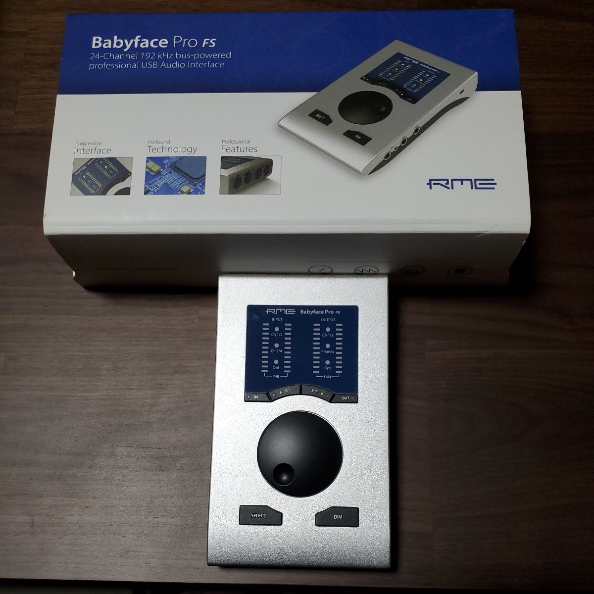 rme babyface pro fs オーディオインターフェース 高音質 オーディオ機器 音響機器 付属品完備_画像1
