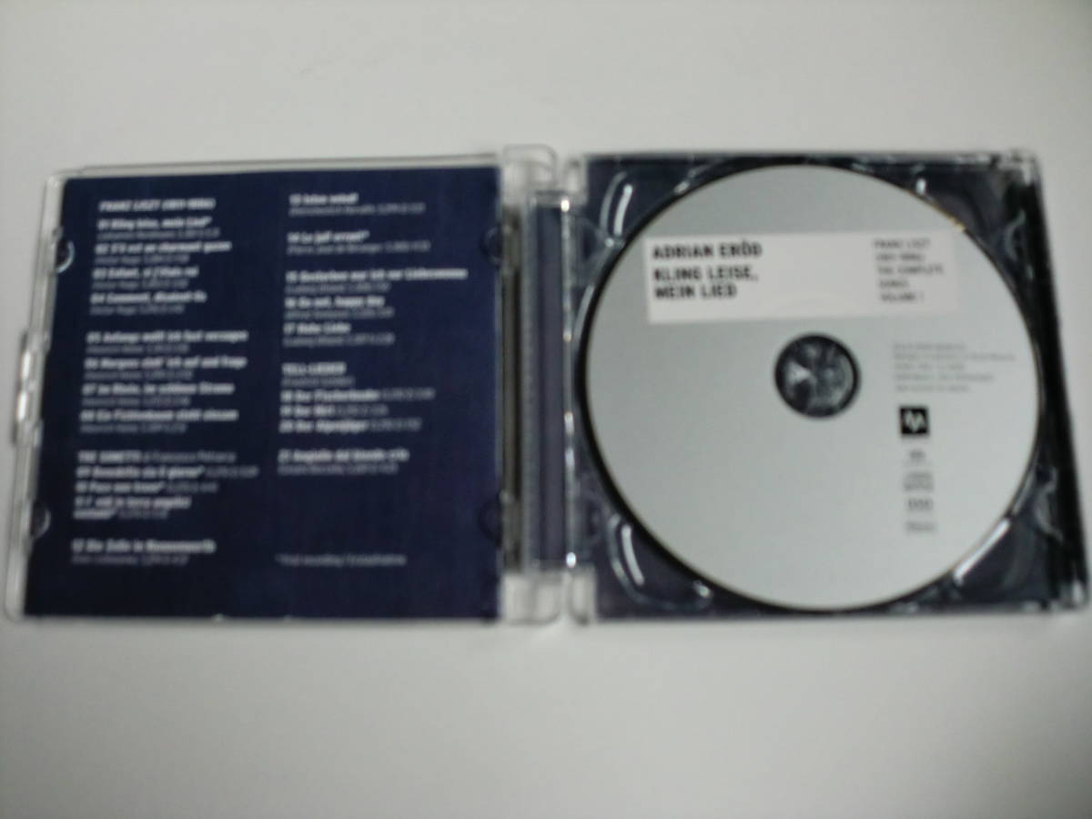 SACD「リスト:歌曲全集 第1集」　アドリアン・エレード（バリトン）　チャールズ・スペンサー（ピアノ）　21曲　輸入盤_画像3