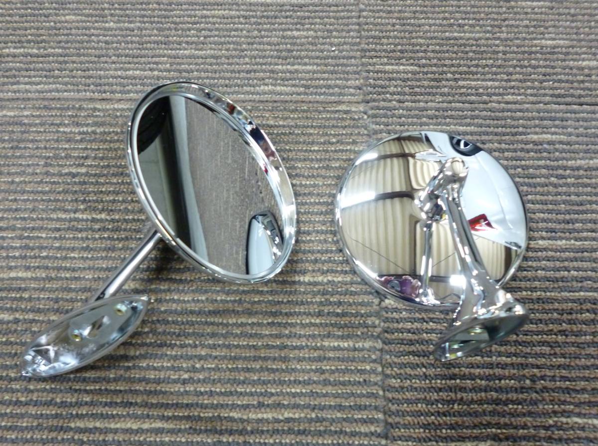 1 set only new goods domestic sending Chevrolet Impala 61-62 year for door mirror left right set Cade Lincoln Caprice Lowrider hydro 