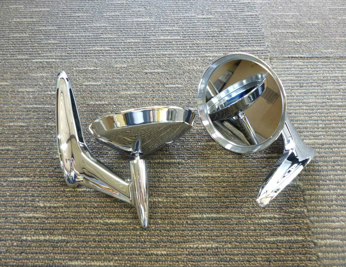 1 set only new goods domestic sending Chevrolet Impala 59-60 year for door mirror left right set Cade Lincoln Caprice hydro Lowrider 