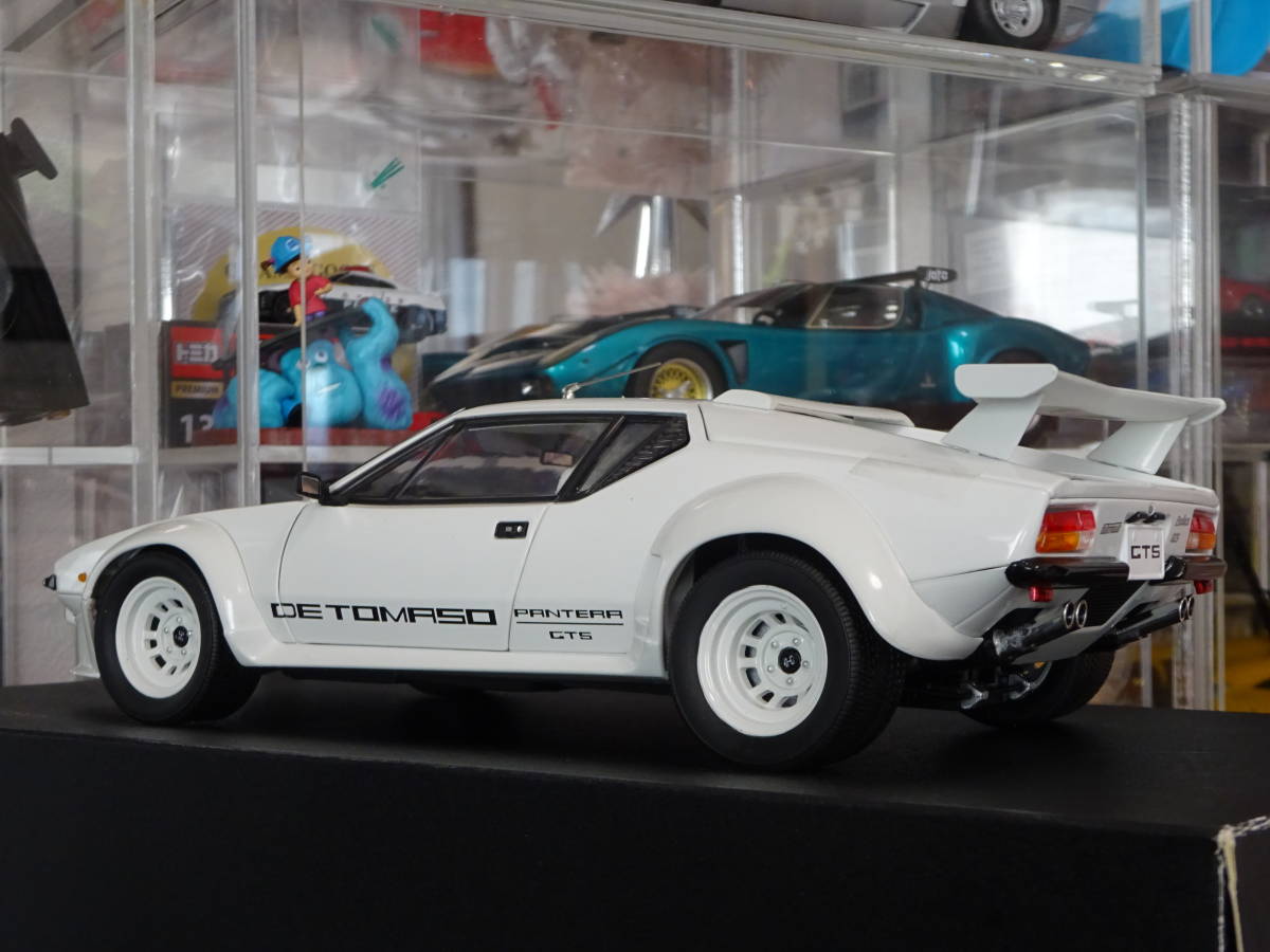 ☆ジャンク☆絶版・希少☆京商 1/18 デ・トマソ パンテーラ　GT5 White☆De Tomaso Pantara GT5☆No.08854W☆_画像5