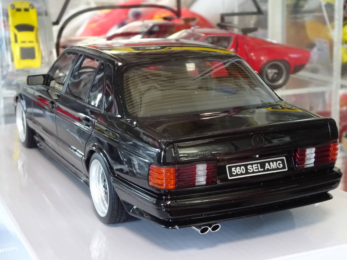 ☆限定2000台(1973/2000)☆OTM297☆1/18 Mercedes-Benz 560SEL AMG (W126) Black☆メルセデス・ベンツ☆無改造オリジナル☆の画像8