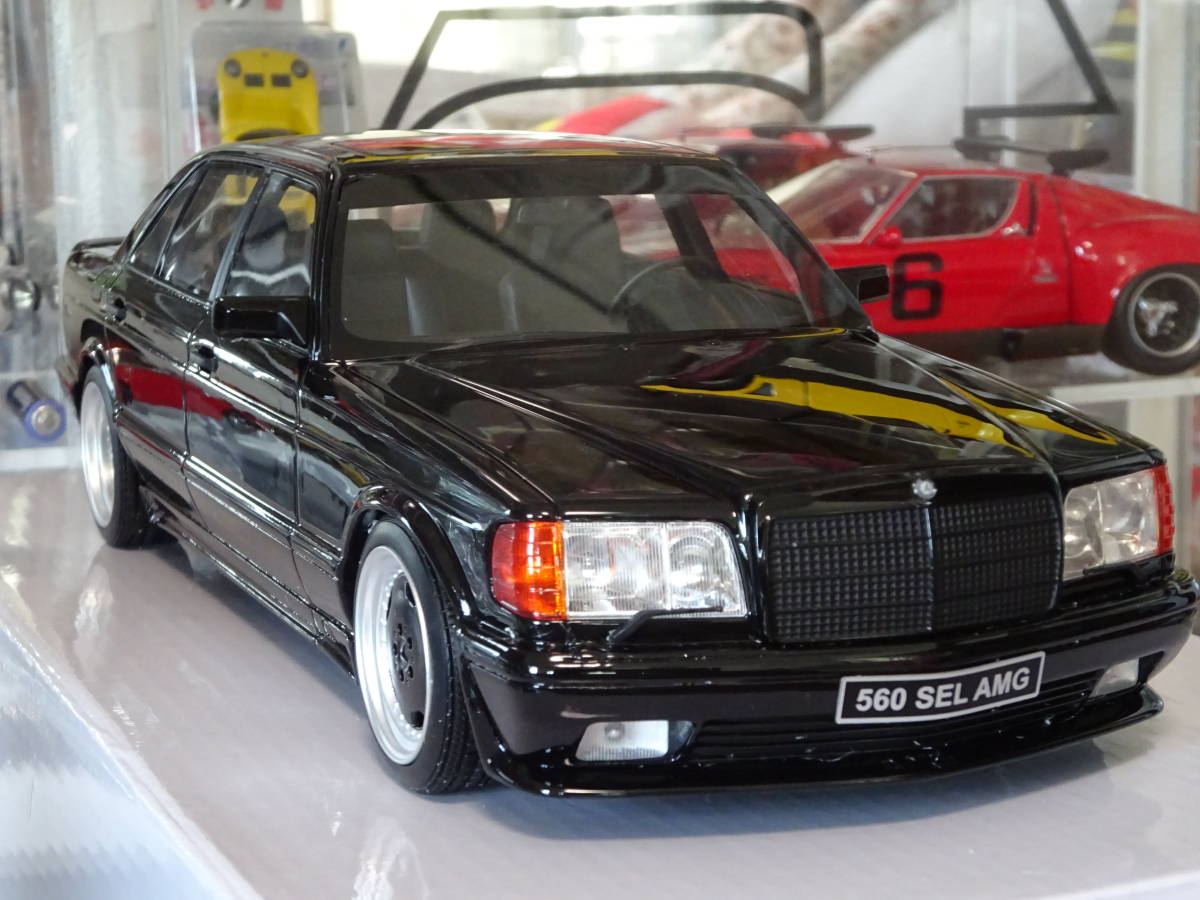 ☆限定2000台(1973/2000)☆OTM297☆1/18 Mercedes-Benz 560SEL AMG (W126) Black☆メルセデス・ベンツ☆無改造オリジナル☆の画像7