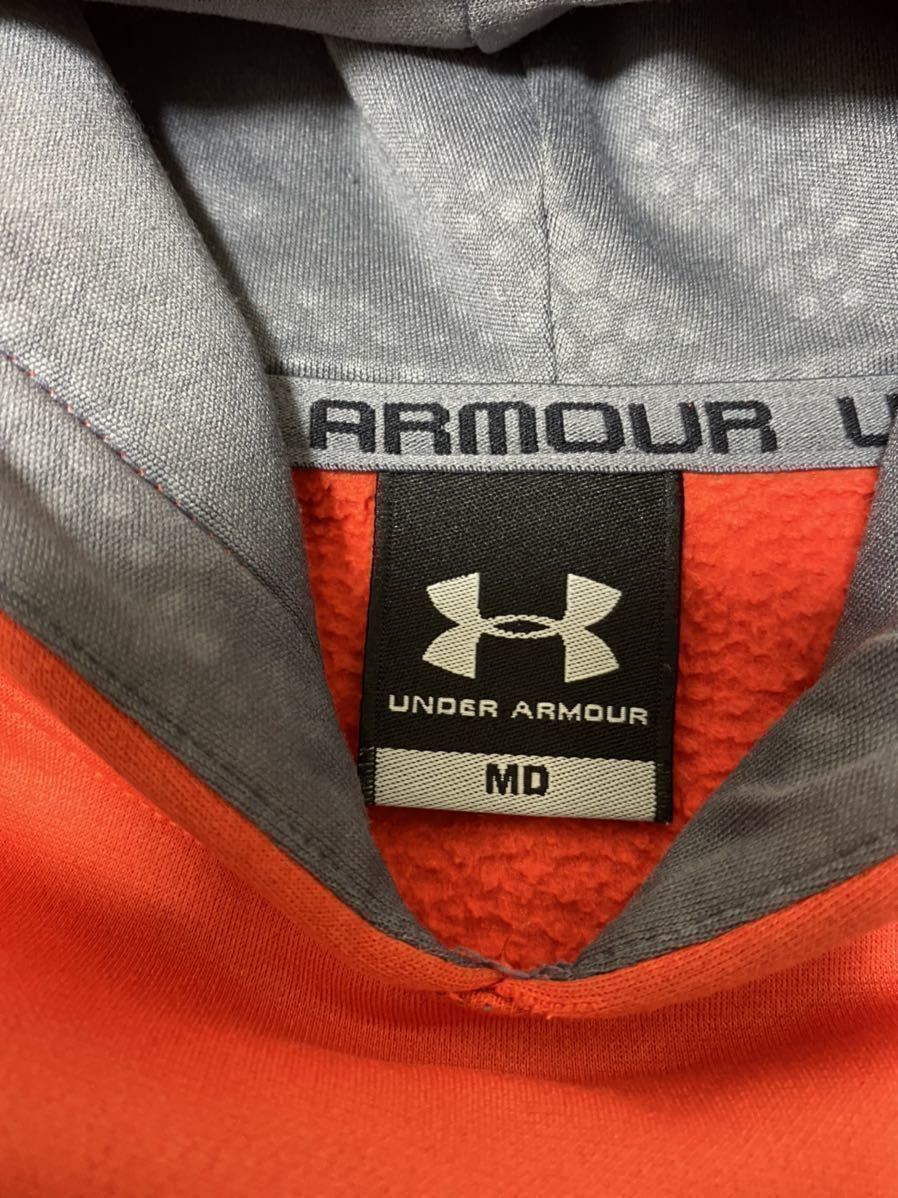 Under Armor MD Parker STORM orange BIG Logo USED|to-14
