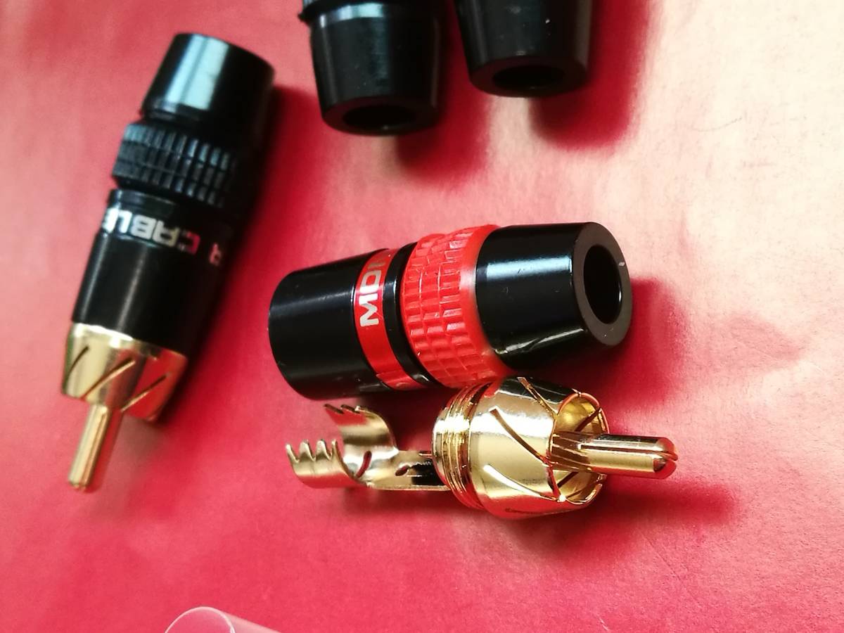 !! Monster Cable original work for high grade RCA plug ⑨!!