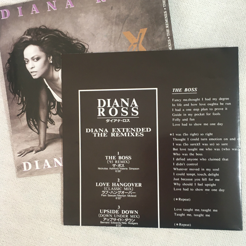 DIANA ROSS「DIANA EXTENDED THE REMIXES」＊ダイアナ・ロス代表曲のリミックス集　＊1994年リリース_画像5