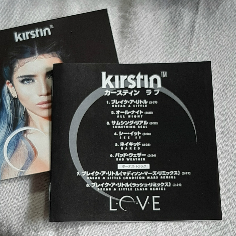 KIRSTIN「LOVE」＊グラミー3年連続受賞、全米アルバム2作連続1位のペンタトニックスのVo担当で紅一点、カースティンのソロ・デビュー作_画像6