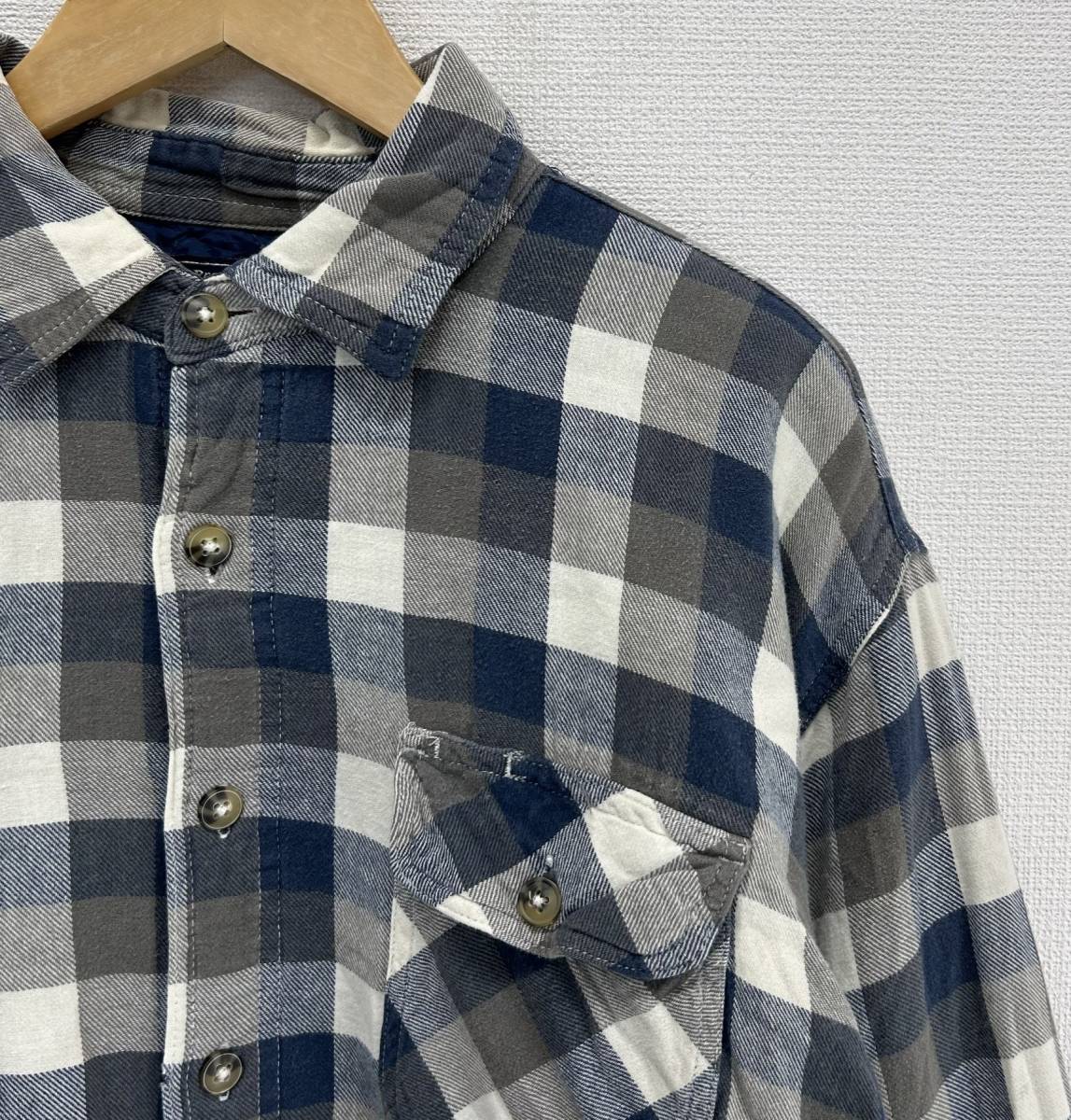 Wrangler ラングラー 中綿入り キルティング ネルシャツ Wrangler ラングラー 中綿入り キルティング ネルシャツ