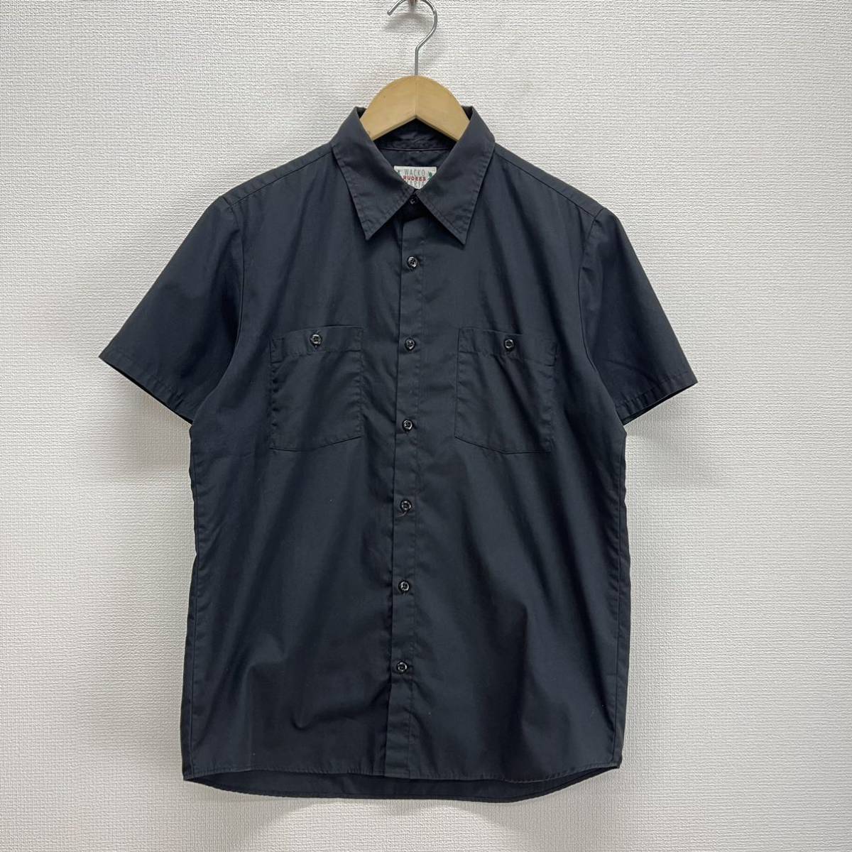 WACKO MARIA ワコマリア 初期タグ 半袖シャツ 無地 M 10106619 WACKO MARIA ワコマリア 初期タグ 半袖シャツ 無地 M 10106619