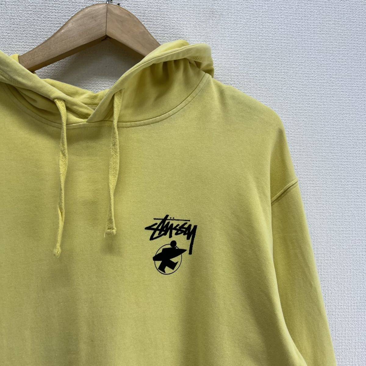 STUSSY ステューシー プルオーバー パーカー スウェット フーディー ロゴ プリント XL 10112880_画像3