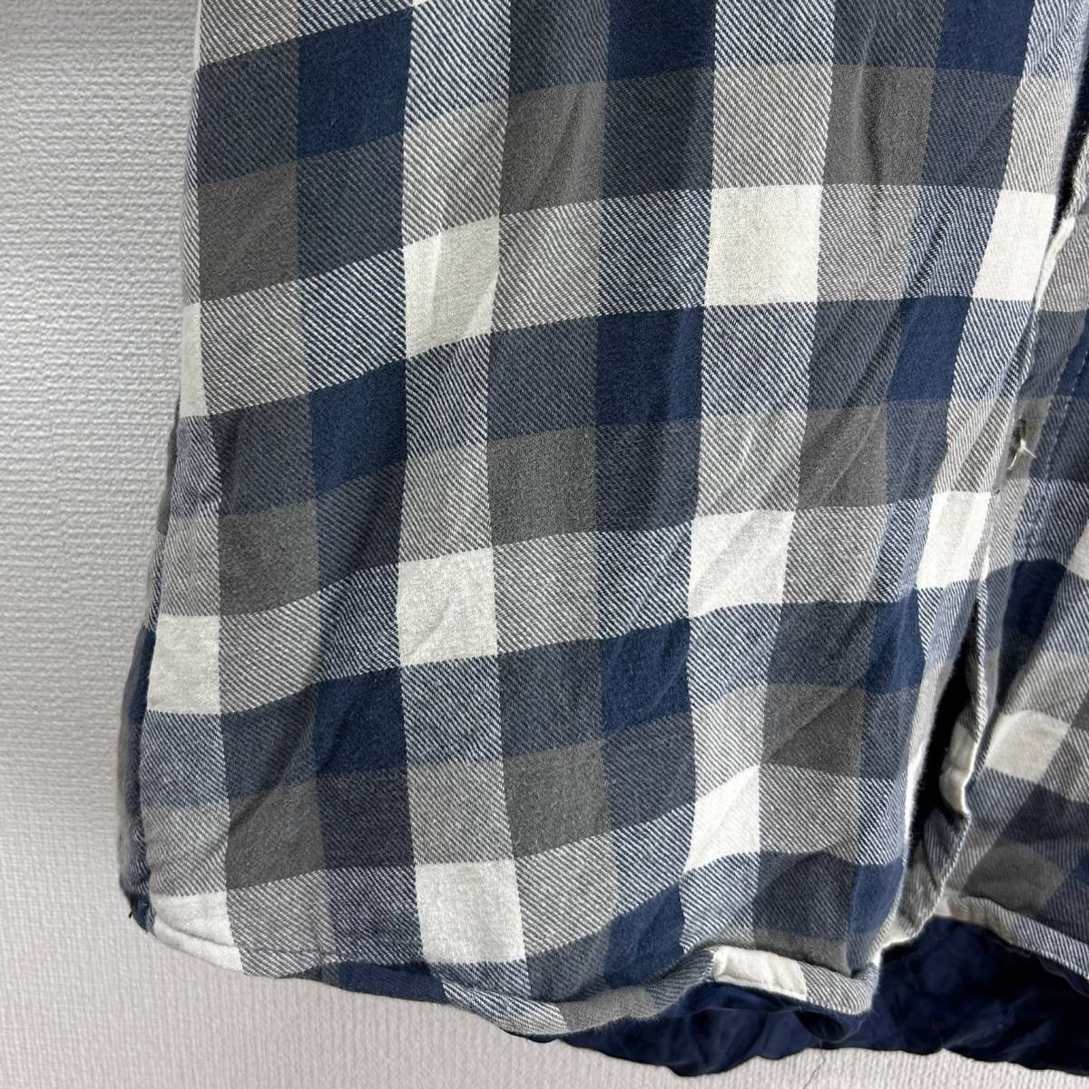 Wrangler ラングラー 中綿入り キルティング ネルシャツ Wrangler ラングラー 中綿入り キルティング ネルシャツ