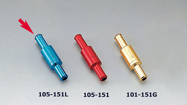 キジマ KIJIMA ワンウェイバルブ ボールタイプ 6mm ブルー 1個売り 105-151L_画像1