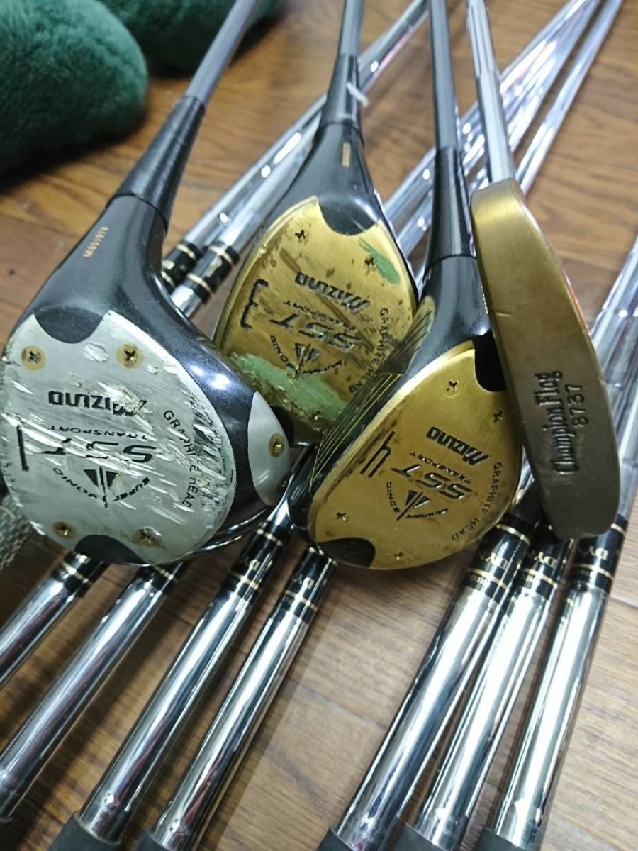 直接引き取り可P56994 MIZUNO/OLDCOURSE レディースゴルフグラフ キャディバッグ セット　　 POLARIS　アイアン_画像7