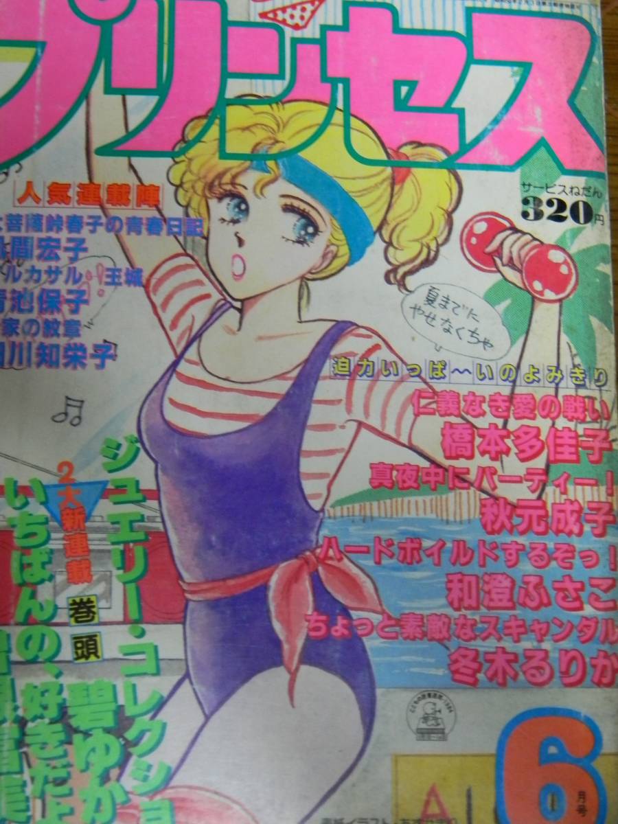 1984年プリンセス6月号　王家の紋章・王城-アルカサル_画像1