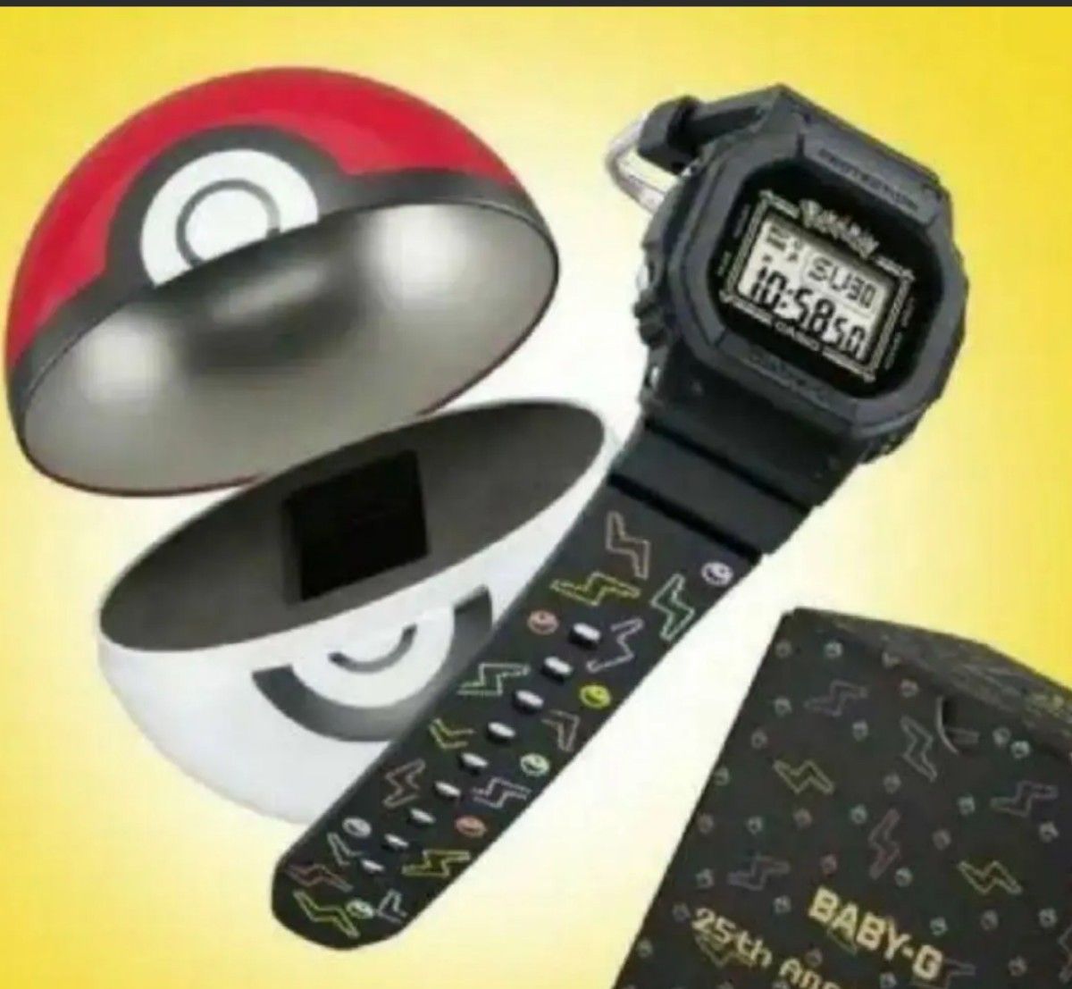 CASIO baby-G ポケモン 25周年 コラボモデル ピカチュウver CASIO baby-G ポケモン 25周年 コラボモデル ピカチュウver