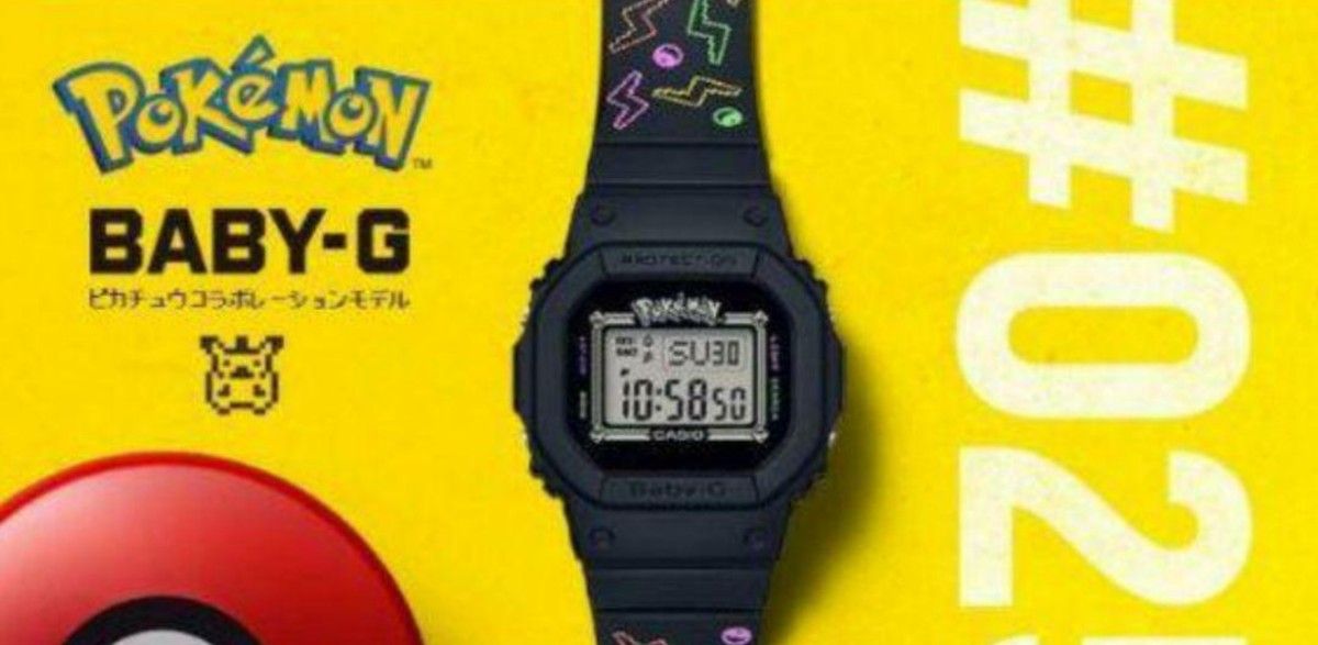 CASIO baby-G ポケモン 25周年 コラボモデル ピカチュウver CASIO baby-G ポケモン 25周年 コラボモデル ピカチュウver