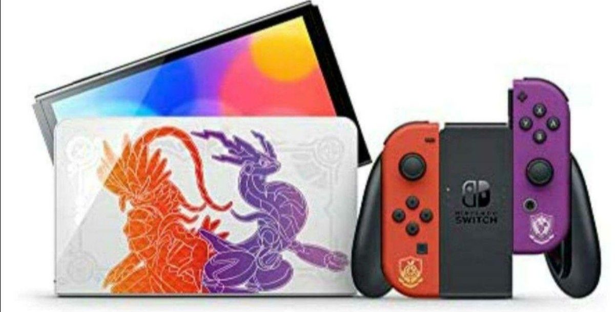Nintendo Switch 有機EL スカーレット・バイオレットエディション Joy-Con ジョイコン