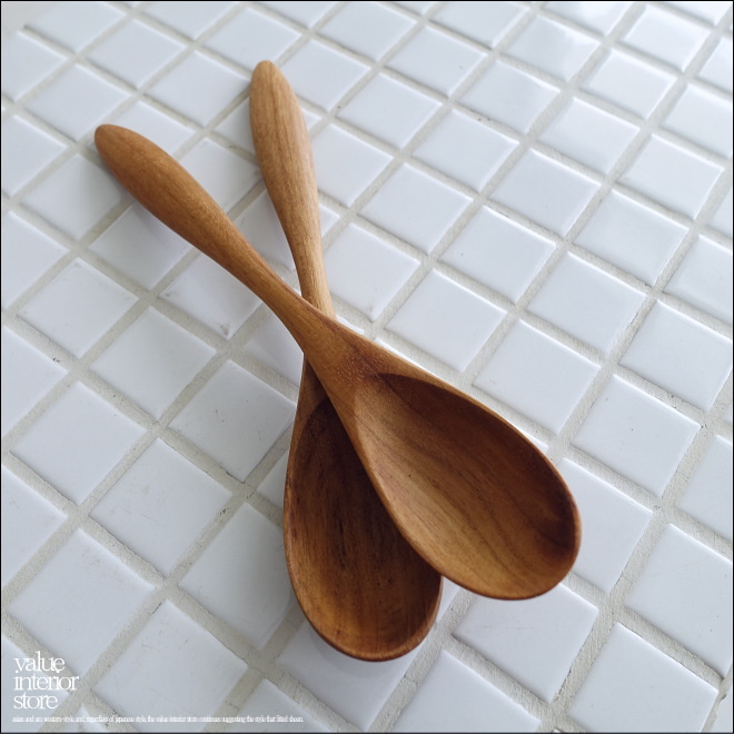  cheeks natural wood tina- spoon NA soup spoon curry spoon cutlery handmade wood spoon wooden tableware 