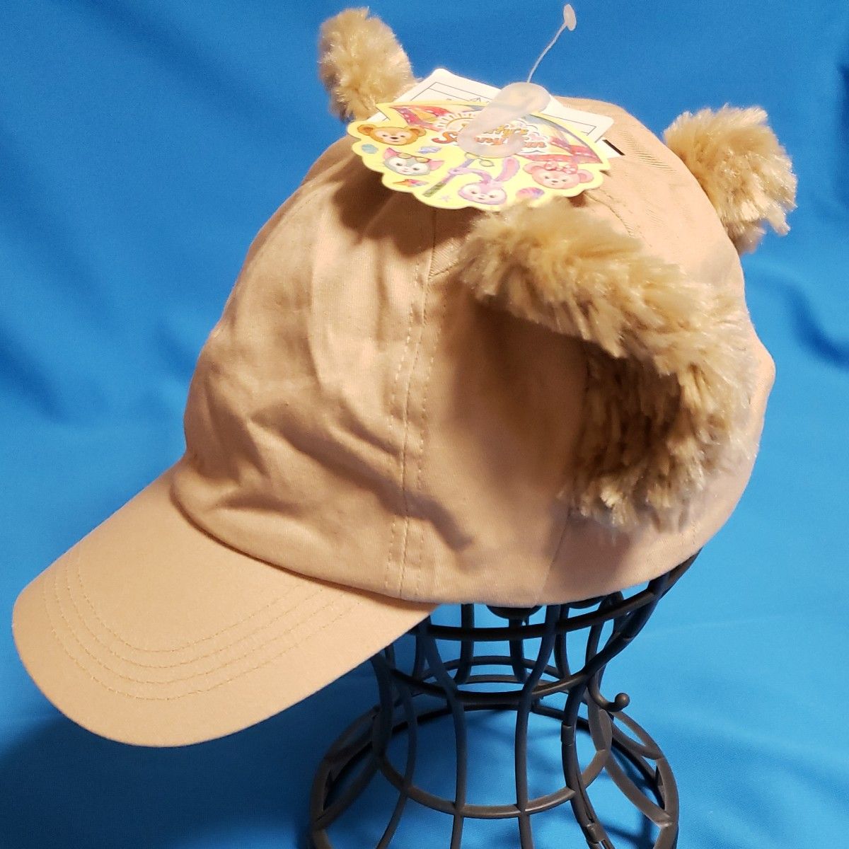 未着用 タグ付き Disney ダッフィー 耳付き キャップ 帽子 未着用 タグ付き Disney ダッフィー 耳付き キャップ 帽子