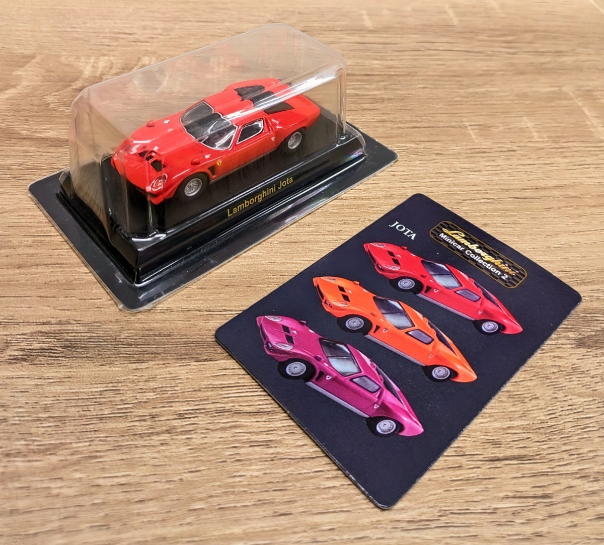 【 絶版！】★京商 1/64 ランボルギーニ イオタ レッド・Lamborghini Jota サークルKサンクス Lamborghini Minicar Collection2★_画像9