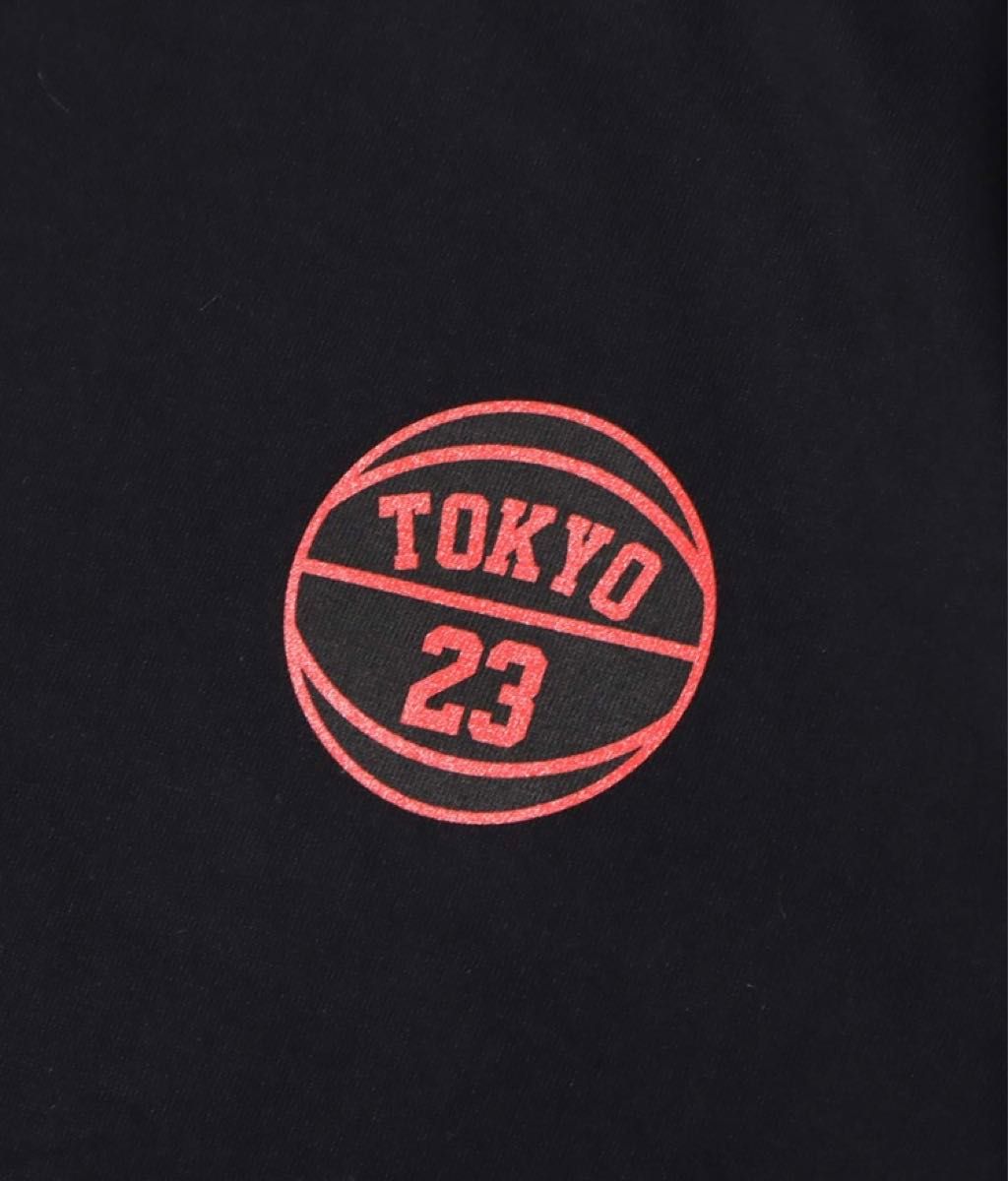 XL TOKYO 23 x SECRET BASE LOGO TEE BLACK/RED 21FA-I