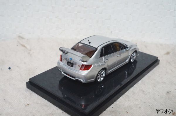 エブロ スバル WRX STI 1/43 ミニカー シルバー_画像2