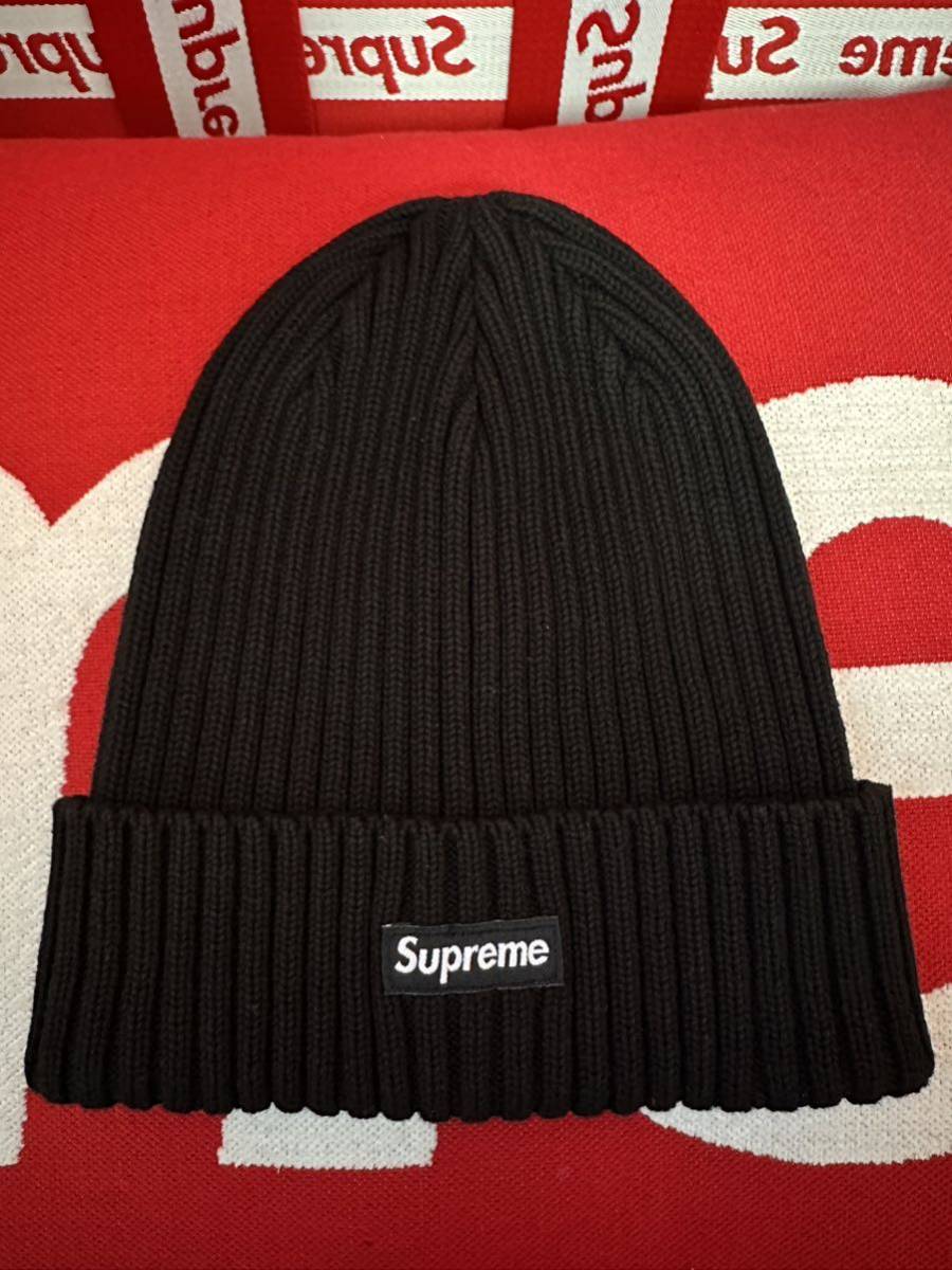 ★Supreme Overdyed Beanie Black シュプリーム オーバーダイド ビーニー ブラック 黒 ビーニ ニット帽_画像2