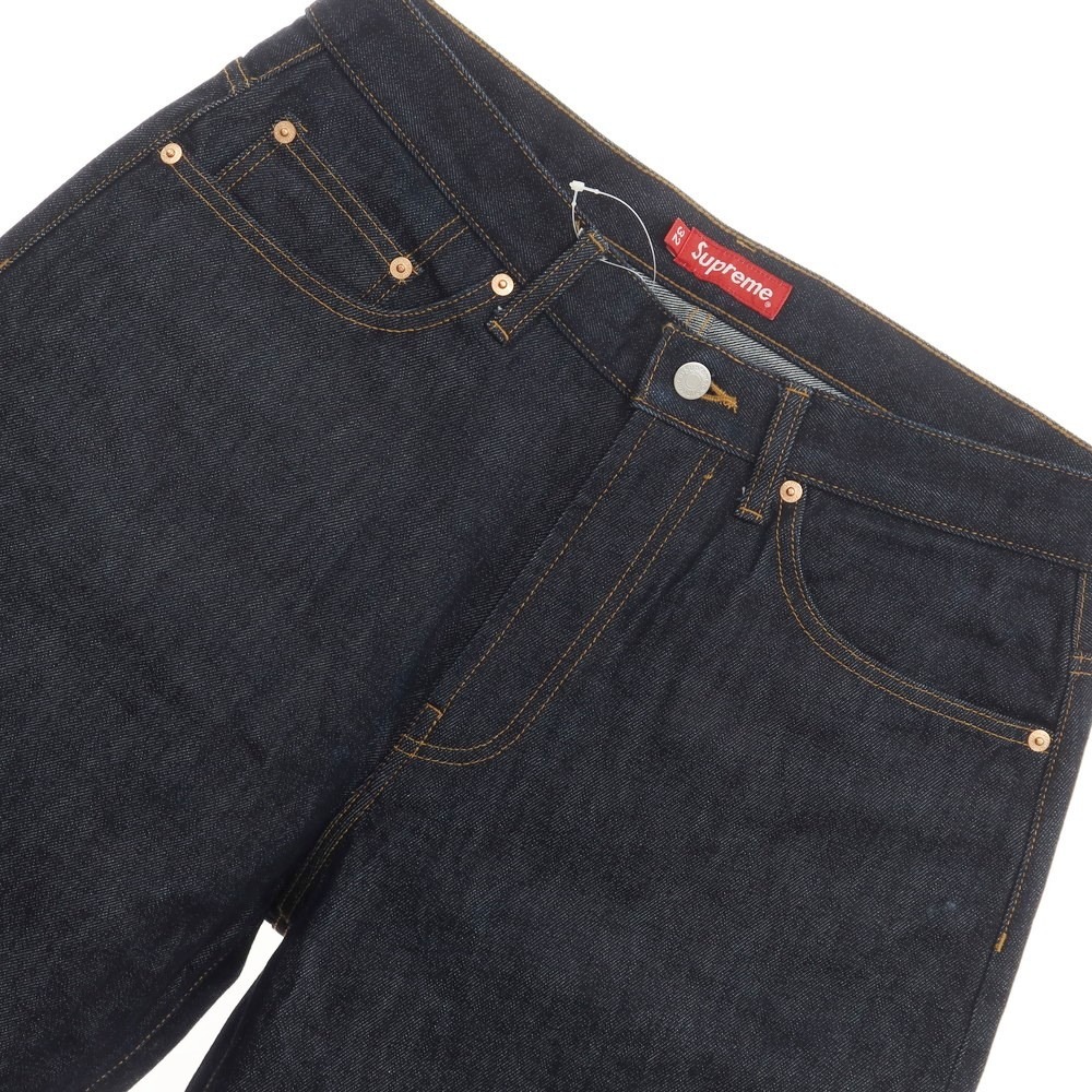 【中古】シュプリーム Supreme 2022年秋冬 Baggy Jean ジーンズ デニムパンツ ダークネイビー【サイズ32】_画像2