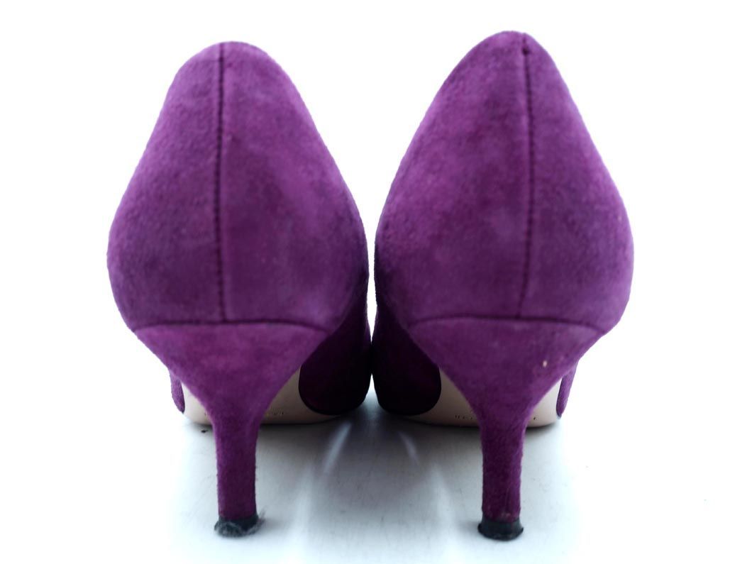  fabio rusko-ni замша туфли-лодочки size35.5(22.5cm примерно )/ фиолетовый *# * eab9 женский 