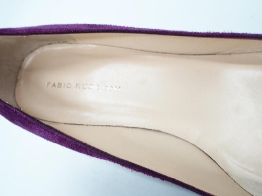  fabio rusko-ni замша туфли-лодочки size35.5(22.5cm примерно )/ фиолетовый *# * eab9 женский 
