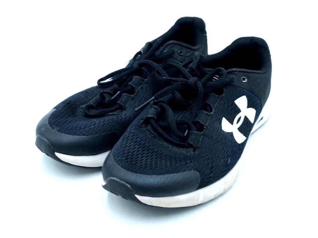 UNDER ARMOUR アンダーアーマー 3021969-002 ランニングシューズ スニーカー size24.5/黒 ■■ ☆ eac3 レディース_画像1