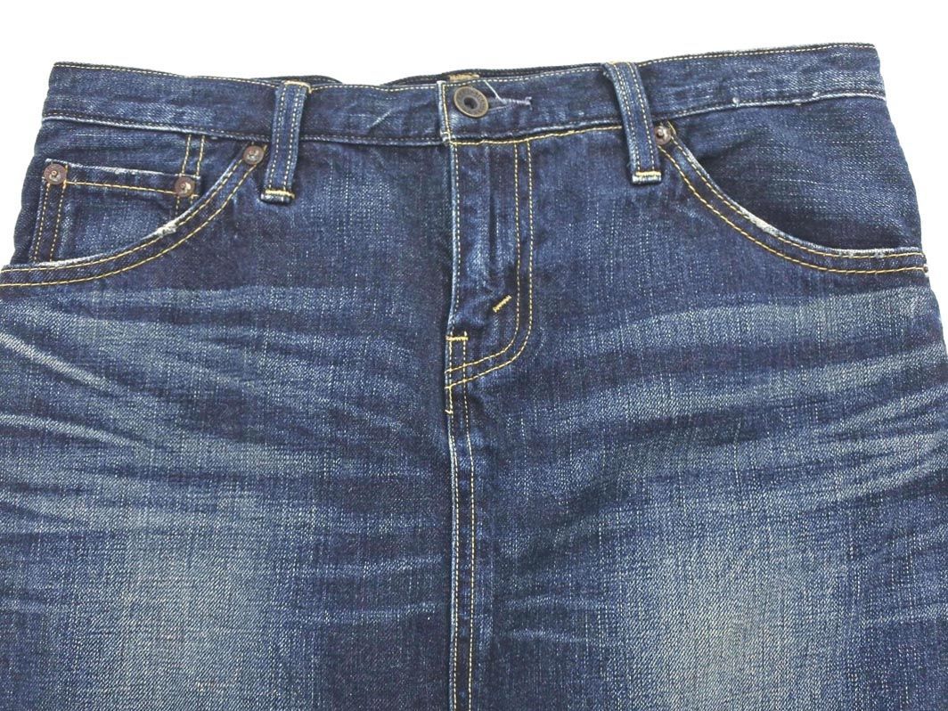 LEVI’S リーバイス VL406-0001 タイト デニムスカート sizeS/紺 ■■ ☆ eaa5 レディース_画像3