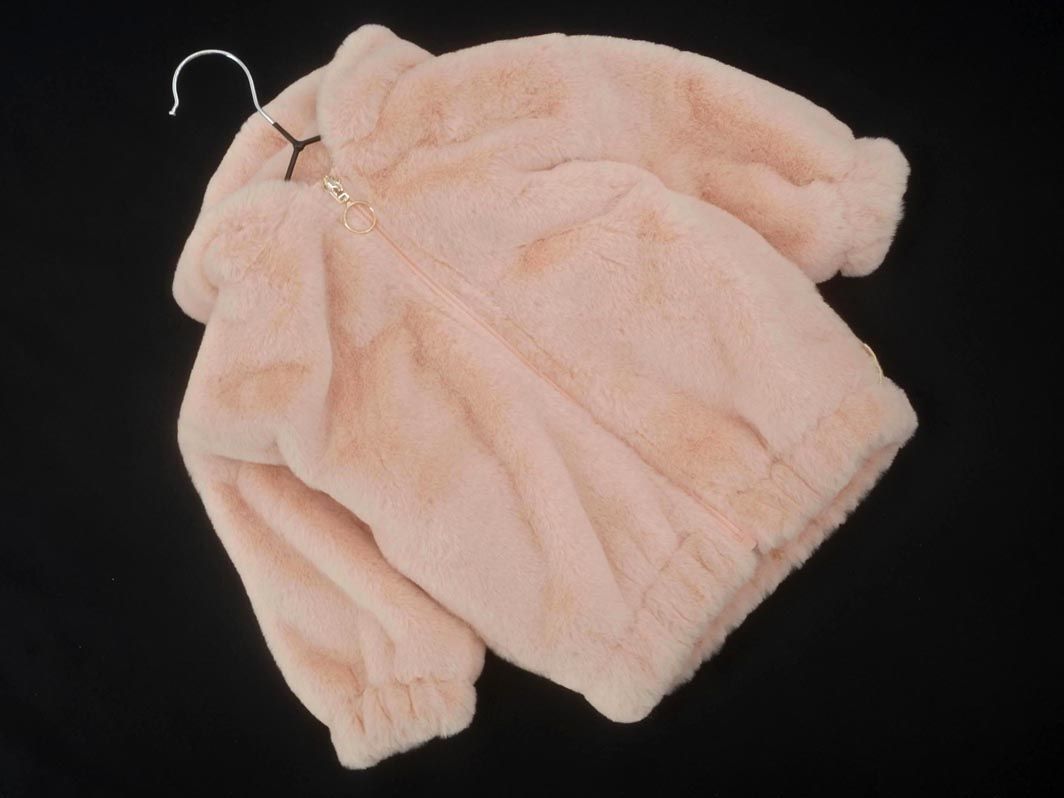 earth music&ecology Earth Music & Ecology fake fur hood blouson jacket size80cm/ pink *# * eaa9 child clothes 