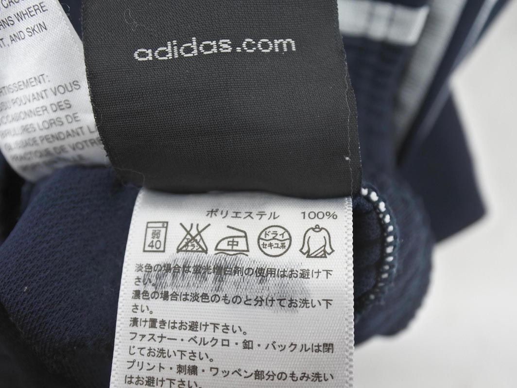 adidas アディダス トラック パンツ sizeL/濃紺 ■■ ☆ eab6 レディースの画像6