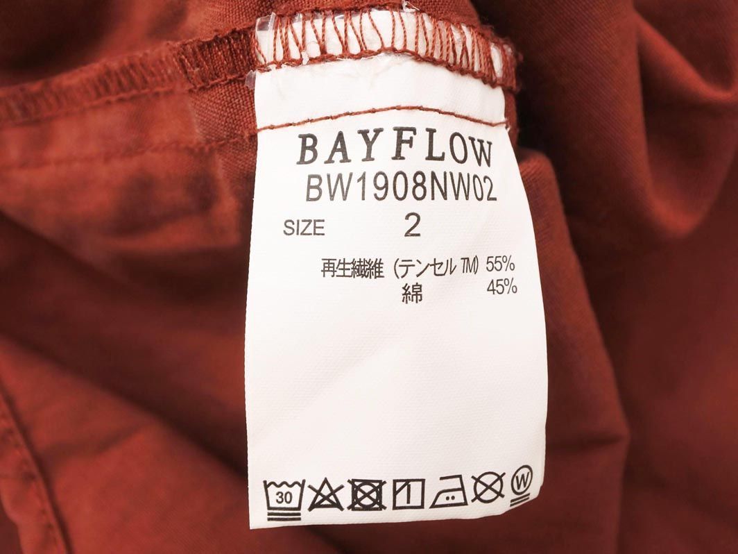 BAYFLOW ベイフロー シャツ size2/茶 ◇■ ☆ eab6 レディース_画像5