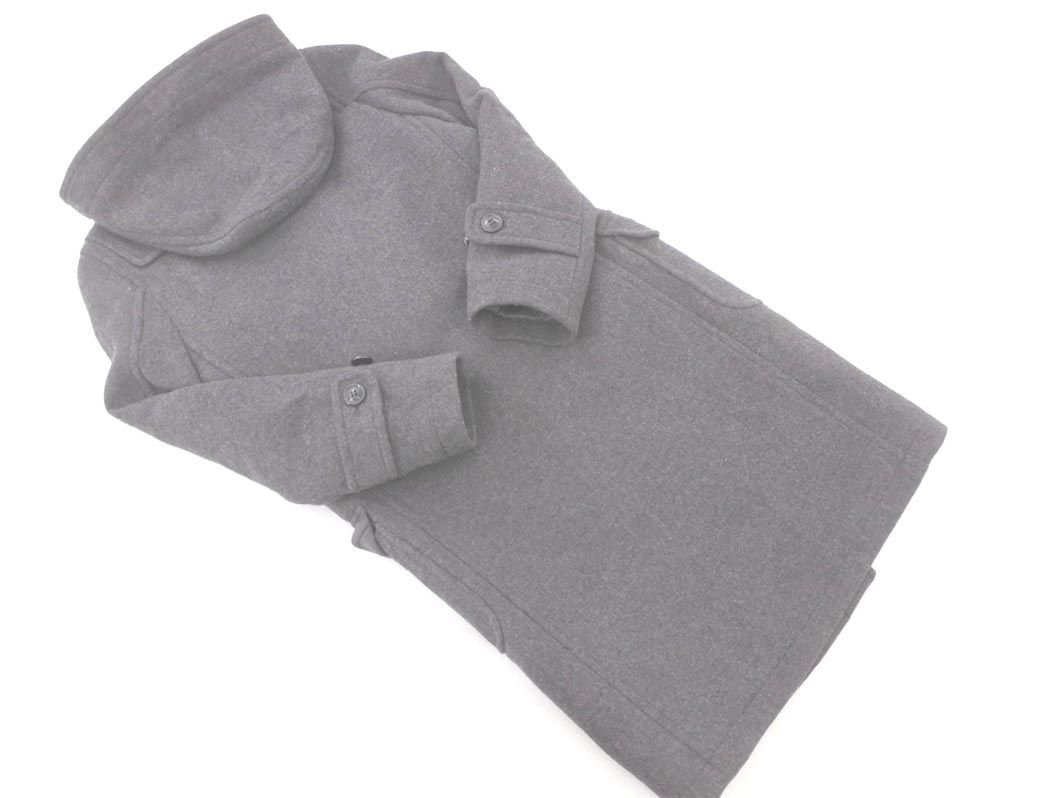 MOUSSY Moussy melt n cotton inside duffle coat size1/ gray *# * eab5 lady's 