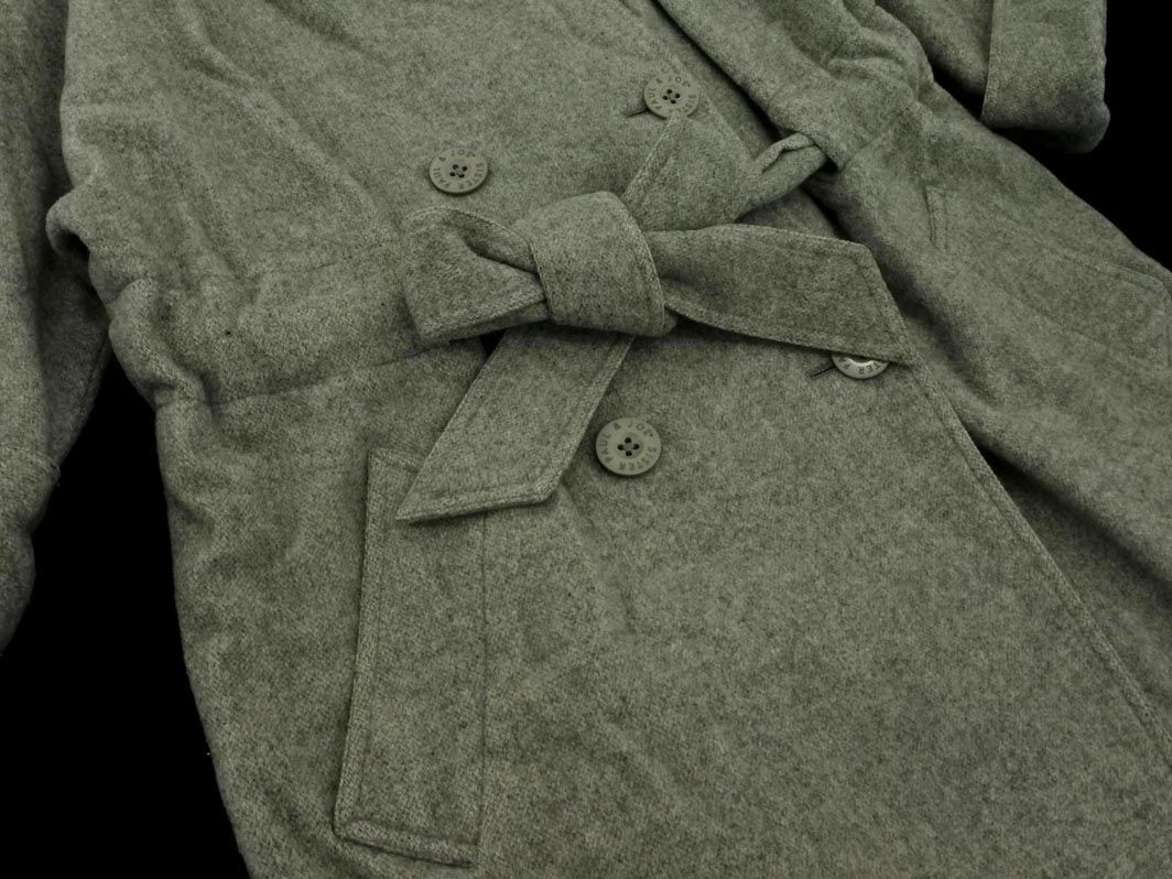 PAUL & JOE paul (pole) & Joe wool .gya The - coat size38/ gray *# * eab7 lady's 