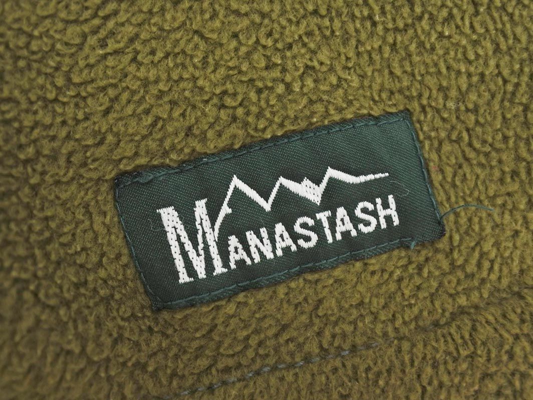 MANASTASH マナスタッシュ フリース クライミング ハーフ パンツ sizeM/カーキ ◇■ ☆ eab8 メンズ_画像3