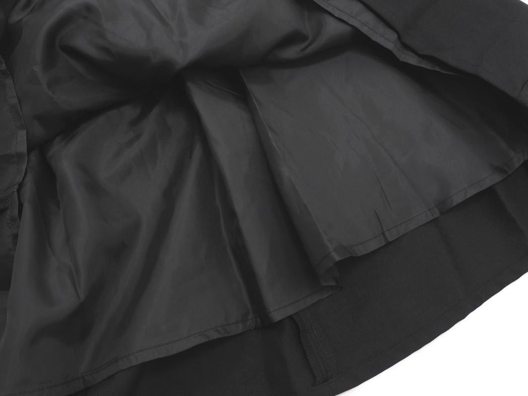 新品 grove グローブ フレア スカート sizeS/黒 ■■ ☆ eac3 レディースの画像2