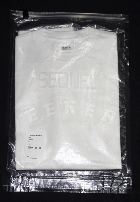 SEQUEL WEEKEND FRGMT Tシャツ サイズL ホワイト 新品 未使用 シークエル フラグメント fragment SQ-23SS-WEFST-01春夏 2023_画像6