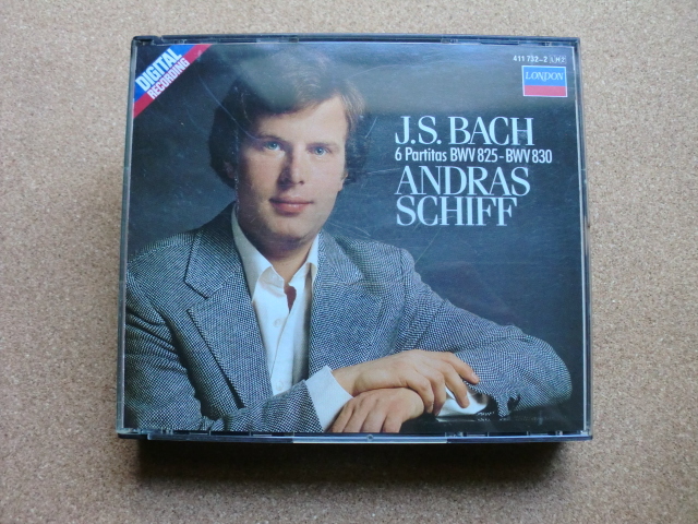 ＊【２CD】ANDRAS SCHIFF（P）／バッハ 6 PARTITAS BWV 825-BWV830（411 732-2）（輸入盤）_画像1