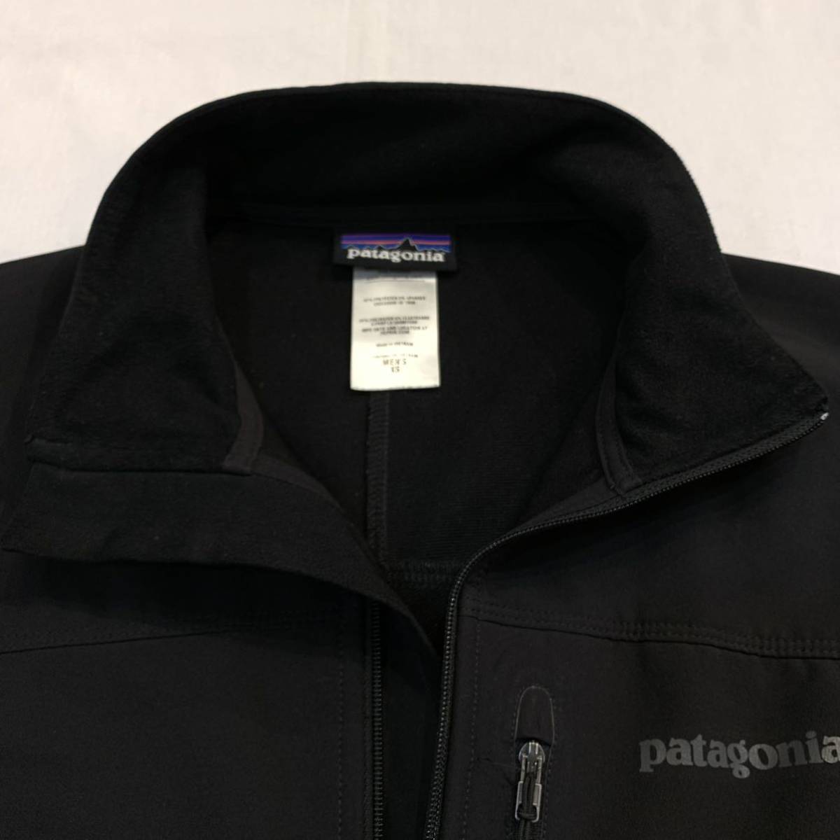 2013 patagonia SIMPLE GUIDE JACKET パタゴニア シンプル ガイド ジャケット ソフトシェル 83747 SP13 XS BLK BLACK 黒 ブラック_画像5